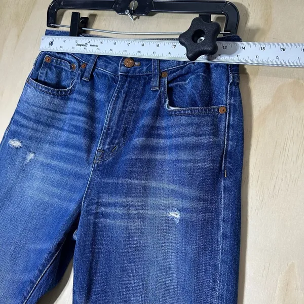 Madewell‎ The Perfect Vintage Jean Distressed Size 26 Inseam 29” - Image 4