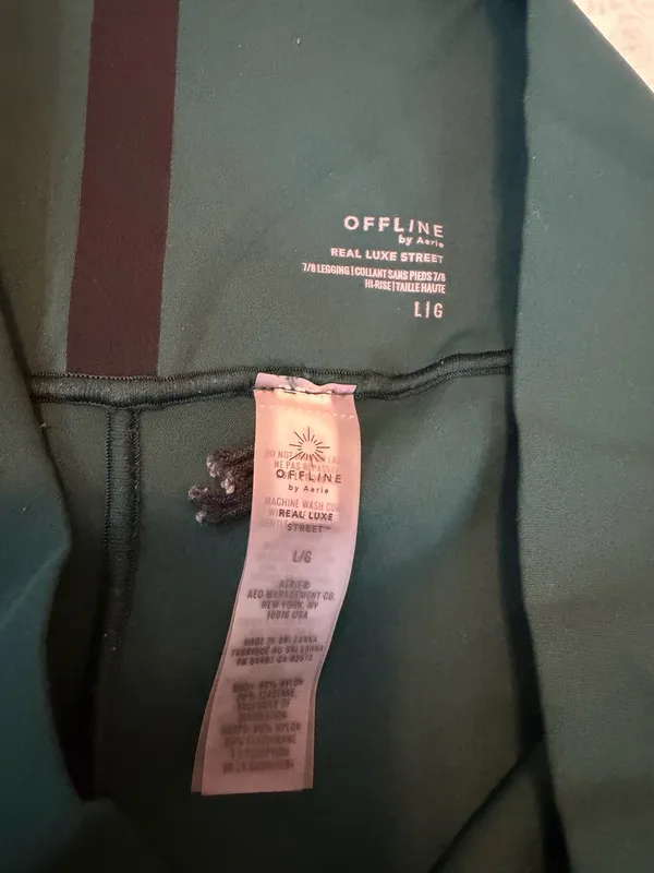 Aerie offline real luxe street teal 7/8 legging - Image 2