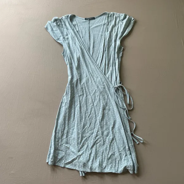 Brandy Melville Floral Robbie Wrap Dress - Image 4