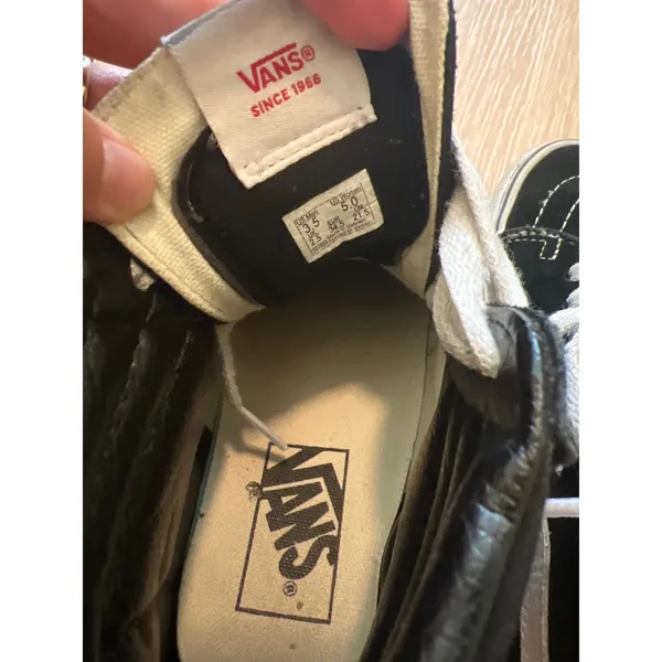 Vans Skateboard Shoe Black Sk8-Hi Hightop Size Men 3.5 / Women 5.0 - Image 6