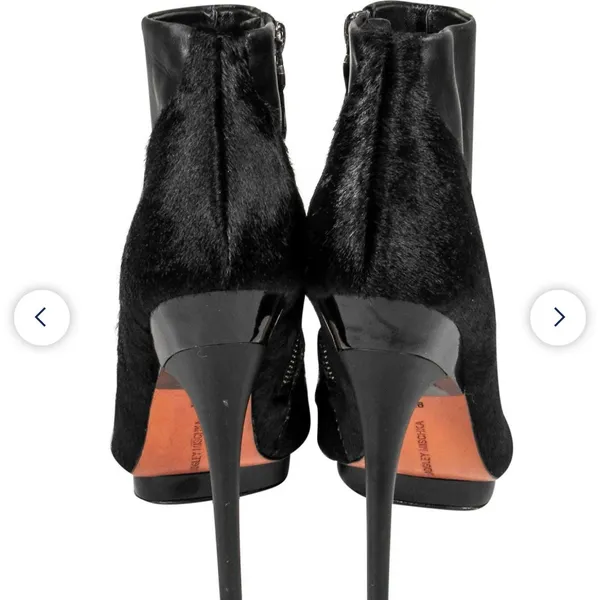 Badgley Mischka Leather and Ponyhair boots - Image 6