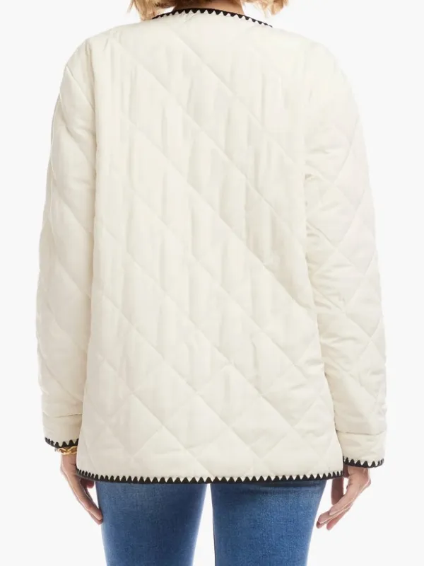 Karen Kane Edge Stitch Quilted Jacket - Image 3