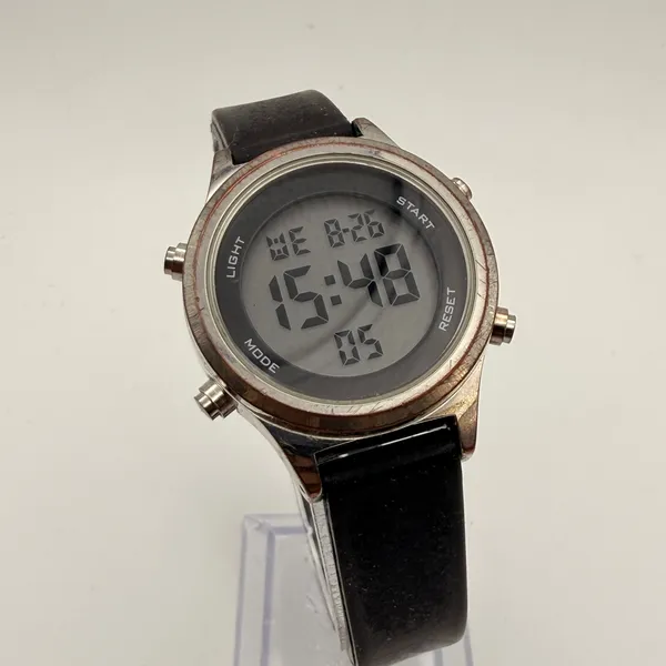 Time and Tru Women's Silver Tone Digital Watch - New Battery - Image 2
