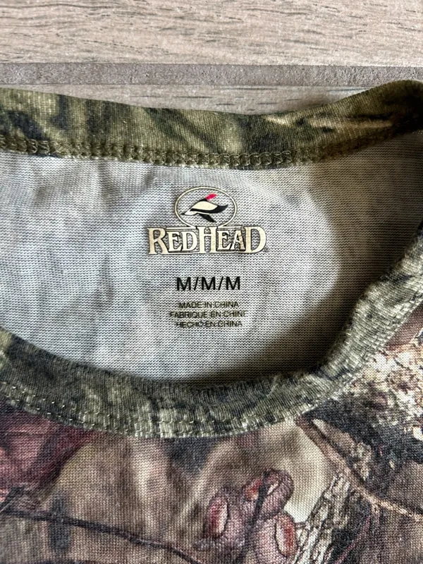 RedHead Men's Woodland Camouflage Short Sleeve Tee - Brown/Green - Image 2