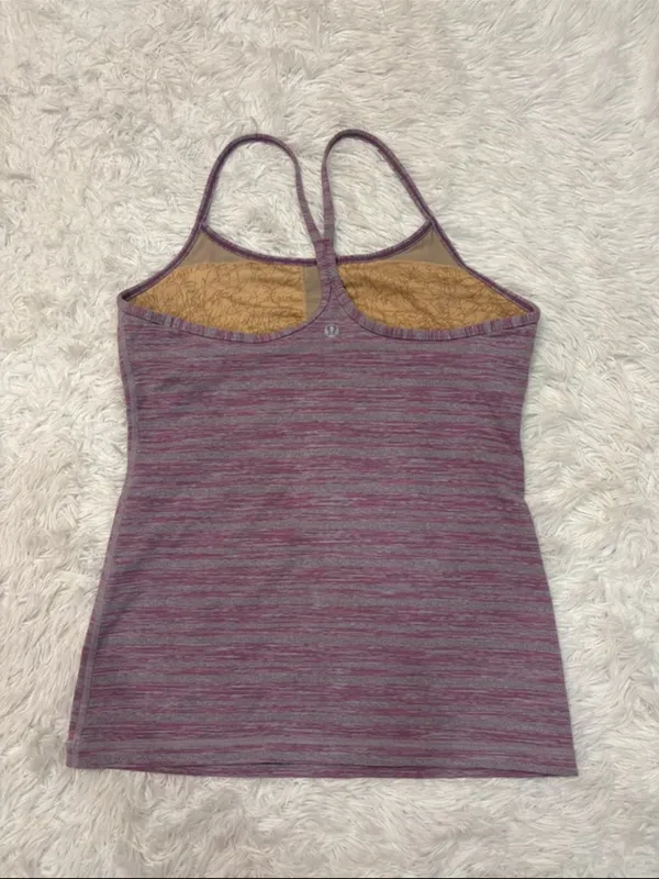 Lululemon power y muted muave stripe galore - Image 2