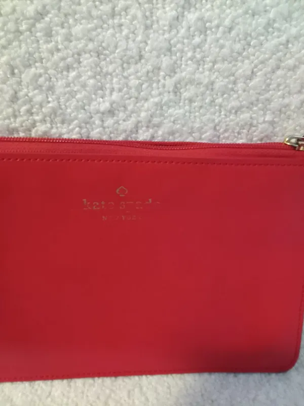 Kate Spade Red Leather Wristlet - Image 4