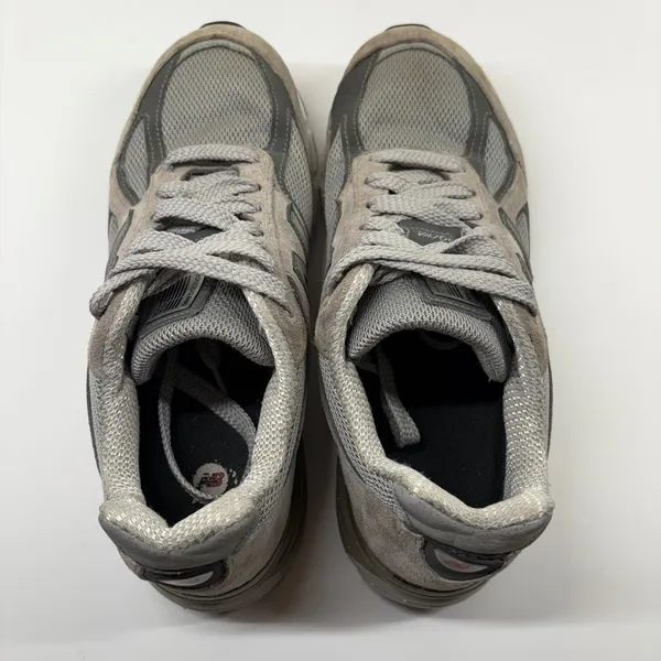 New Balance 990v4 Running Shoes Women 8 Grey W990GL4 Made in USA Suede Sneaker - Image 8