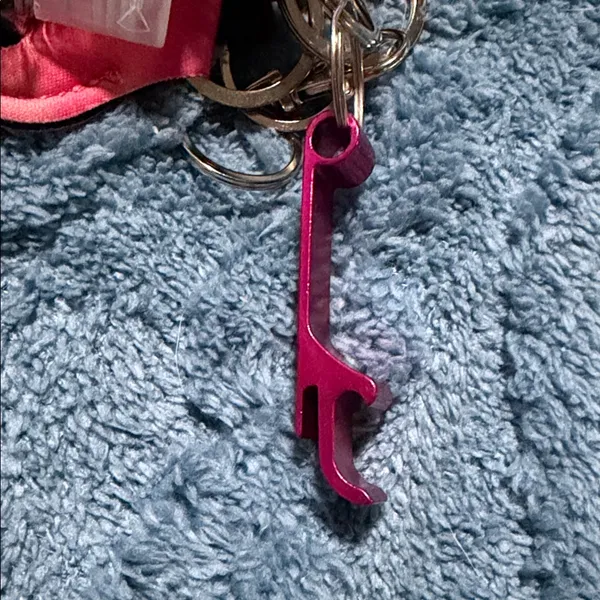 Handmade Floral Leopard Print With Pink Marbled‎ KeyChain Set & Accessories - Image 5
