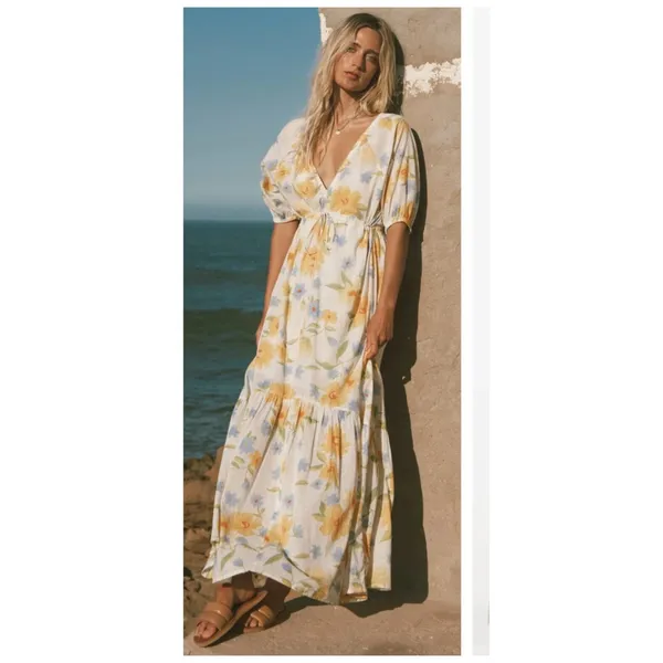 NEW Billabong Lost In Love Maxi Dress Size Small - Image 2