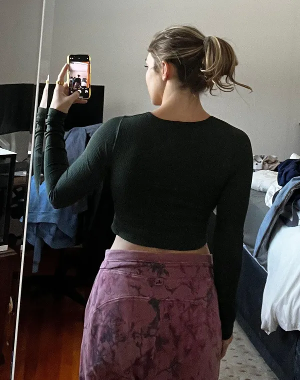 Lululemon Long Sleeve Crop Top - Image 2