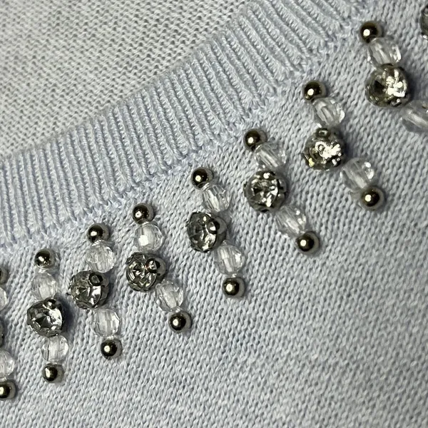 Ann Taylor Factory Beaded Sweater nwt - Image 5