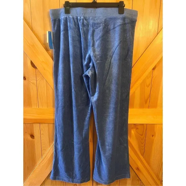 Womens Sideways Athletic Pants Size XL Blue Nwt (1252) - Image 3