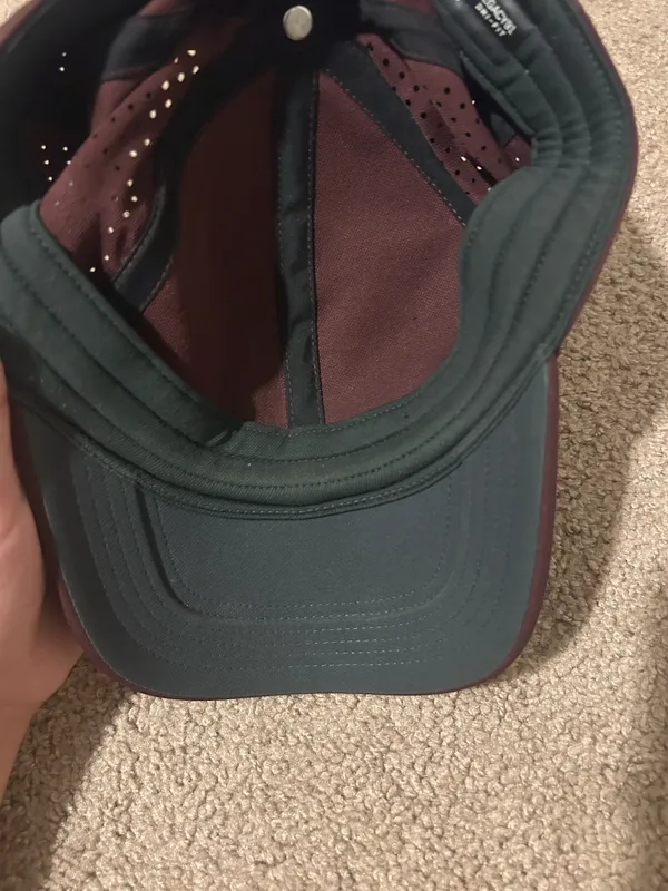 Nike Maroon Cap with Black Swoosh - Image 5