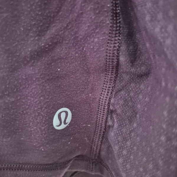 Lululemon Cool Racerback II Deep Breath Black Cherry Size Small - Image 3