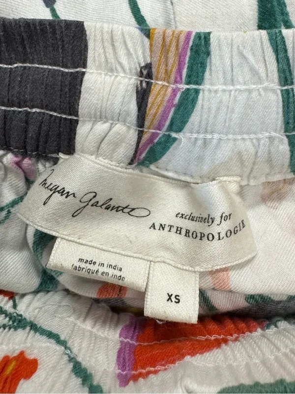 Megan Galante Anthropologie Botanical Pajama Pants Women’s XS - Image 3