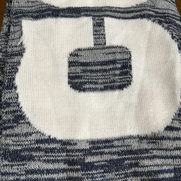 Dallas Cowboys Scarf Knit Winter Neck Blue Gray Double Sided Big Logo Fringe - Image 10