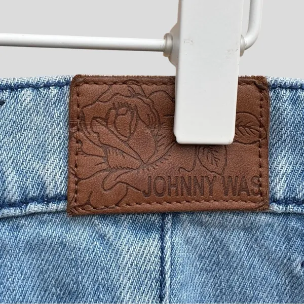 Johnny Was Noah Pleated High Rise Embroidered Trouser Jean - Image 8
