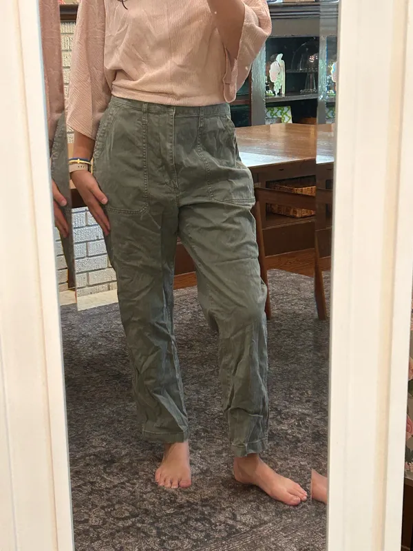 Madewell Green Cargo Pants!  - Image 7