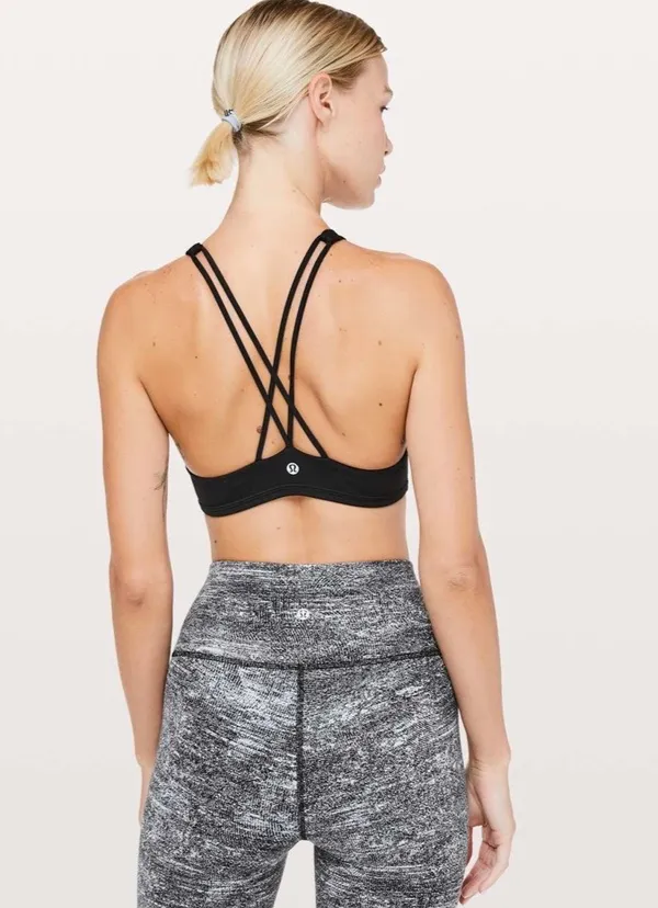 Lululemon Free To Be Bra *High Neck Black 6 - Image 7