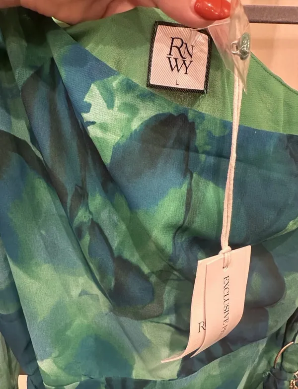 Runaway The Label Calista Green Midi Dress Size 12 NWT - Image 15