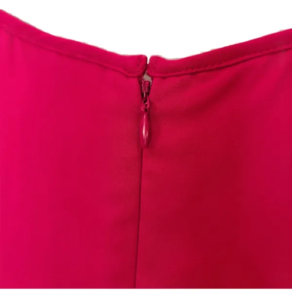 Lila Rose Dress Size12 Lipstick Pink A-line‎ Layered Split Back Feminine - Image 6