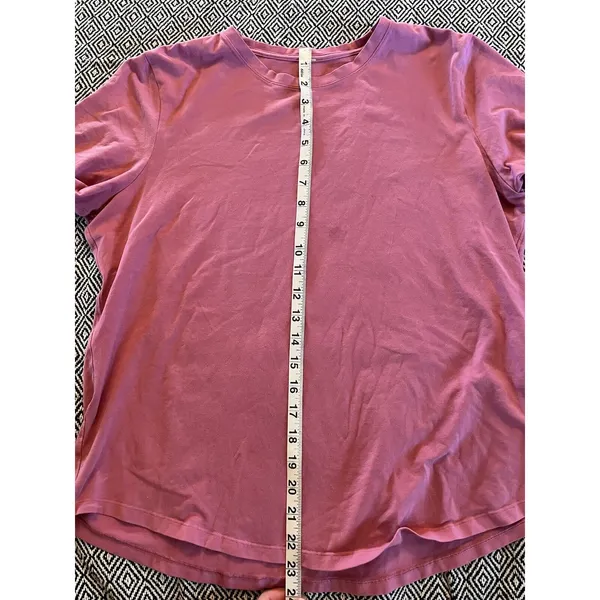 Lululemon Love Crew Size (see Pics) Cherry tint Pima Cotton Crew Authentic - Image 4