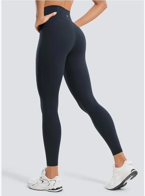 CRZ YOGA Butterluxe Workout Leggings Pockets 25'' - High Waisted Gym Womens Yoga Pants Buttery Soft - Image 3