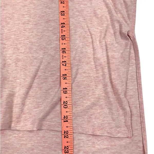LULULEMON My Mantra V-Neck Hi Low Top Tunic Sz 12/14 Pink Athletic Everyday - Image 9