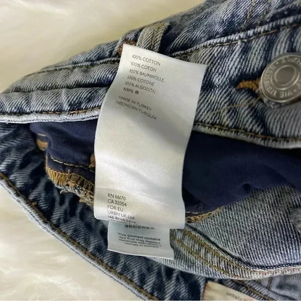 Free People Straight Leg Jean 0 Indigo Blue Size 25 Revolve We The Free Dakota - Image 5
