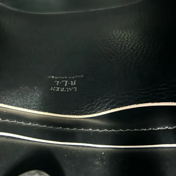 Lauren Ralph Lauren Black and White Grid Tote Preowned see pictureslight wear. - Image 10