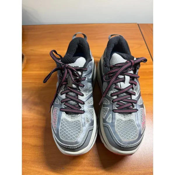 Hoka One One Stinson 3 ATR Shoes Womens 7.5 Gray Running Athletic Sneakers - Image 7