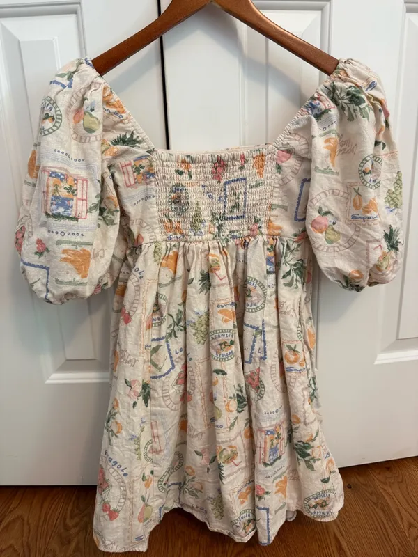 Abercrombie & Fitch Emerson Mini Dress Italia Print Size XS - Image 6