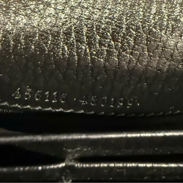 ✨SALE✨ Gucci Black Leather GG Wallet - Image 9