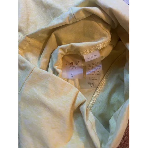 Calia Yellow Bike Short Size S Yellow - Image 8