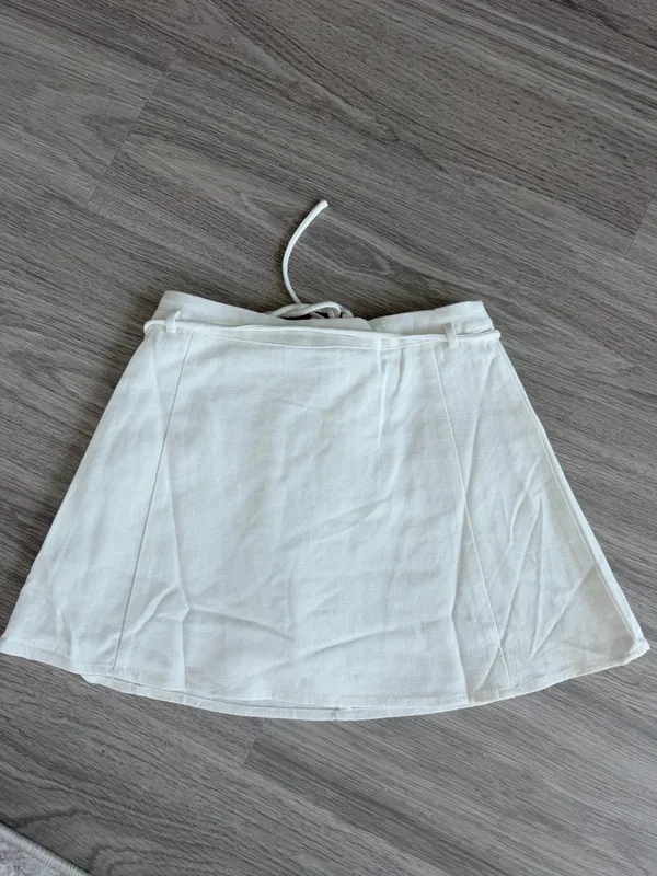 Sabo Skirt White Mini Skirt - Image 4