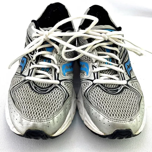 Saucony Cohesion 6 Athletic Running Training Shoes Women Sz 10 Gray Blue - Image 2