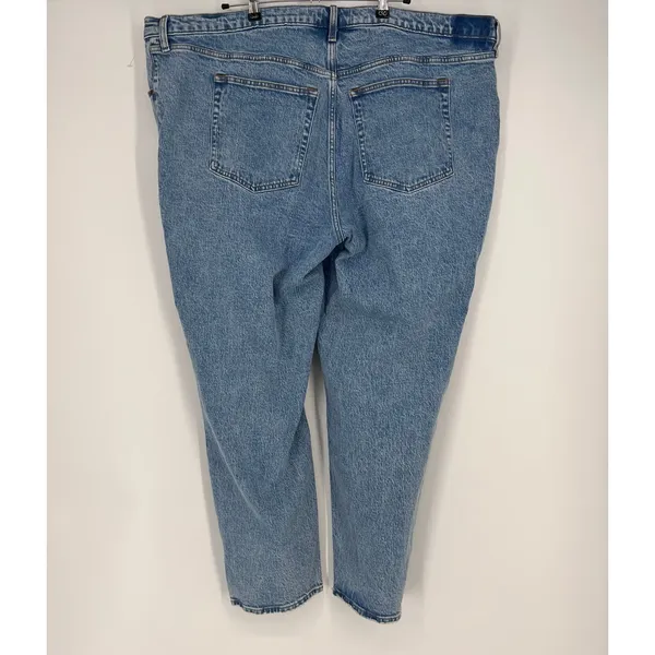 abercrombie & fitch Curve Love Ultra High Rise 90s Straight Jean 37/ 24 short - Image 5