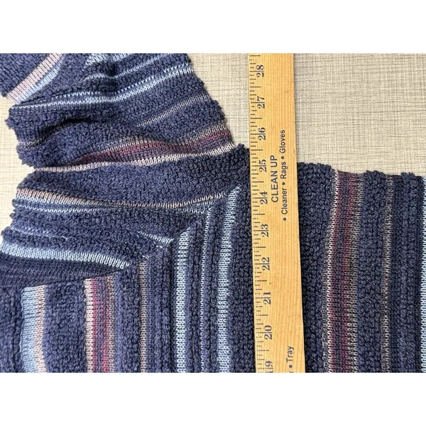 Dress Barn XL‎ Womens Sweater Acrylic Dweater Pull Over NEW Blue Stripe - Image 8