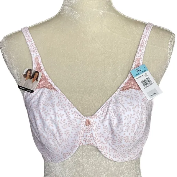 Bali Passion For Comfort Full-Figure Minimizer Bra Women’s Size 34C - Image 3