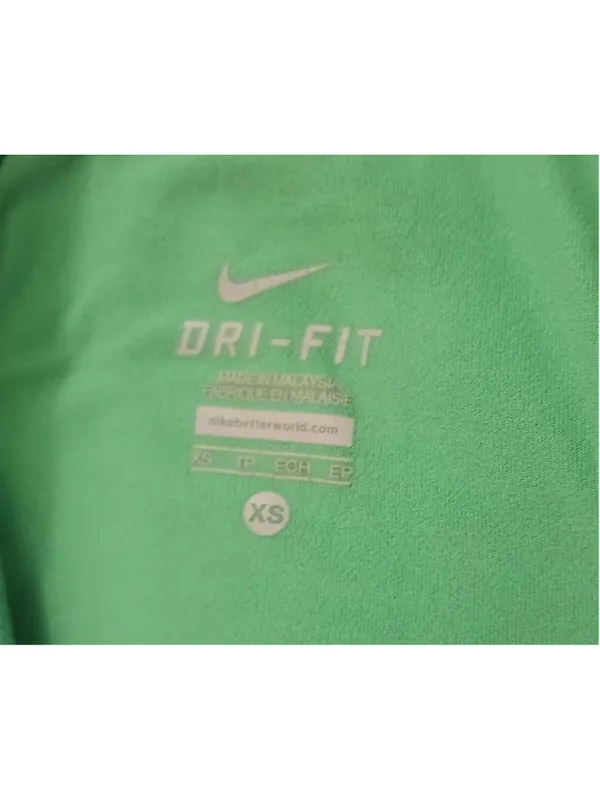 Nike Pro Dri-FIT Women's Green Quarter-Zip Pullover - Size XS - JC372 - Image 3