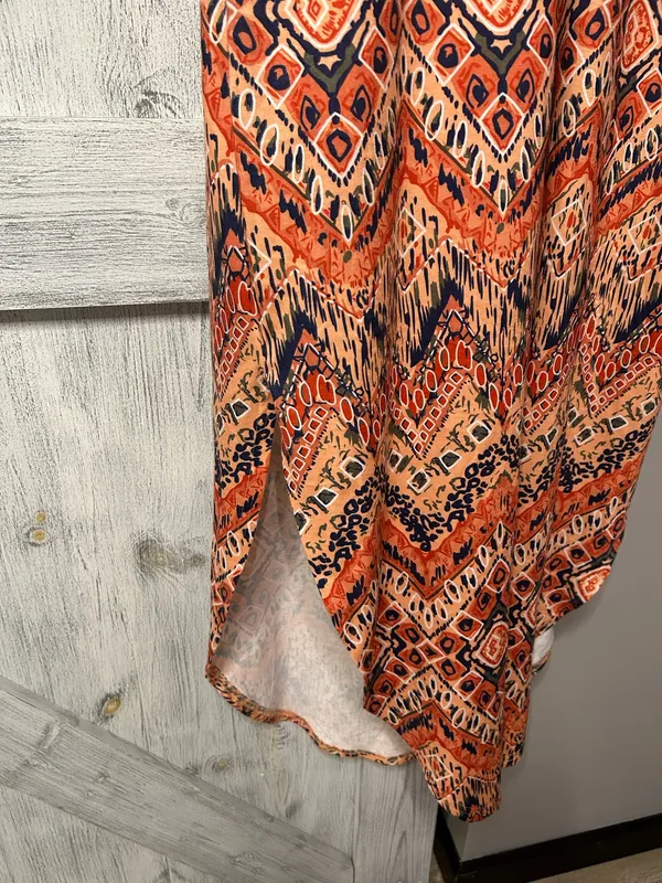 Boho dress size large Orange - Image 5