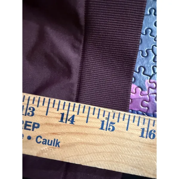 Gymshark Womens XXL‎ Burgundy Long Sleeve Crop Top Athletic Training Shirt - Image 7
