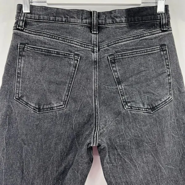 Abercrombie & Fitch The‎ Mom High Rise Black Wash Denim Tapered Jeans Size 4XS - Image 8