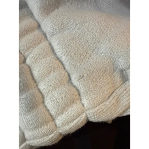 Tna Aritzia Cozy Fleece Boyfriend Shorts‎ White Relaxed Fit Small - Image 6