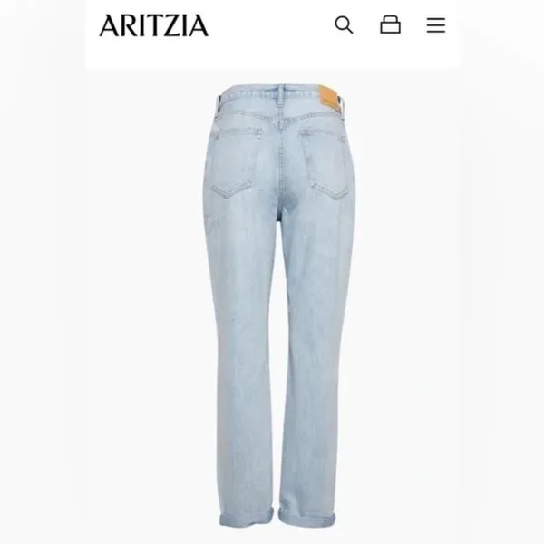 Denim Forum The Boyfriend High Rise Loose Jeans 26 - Image 14