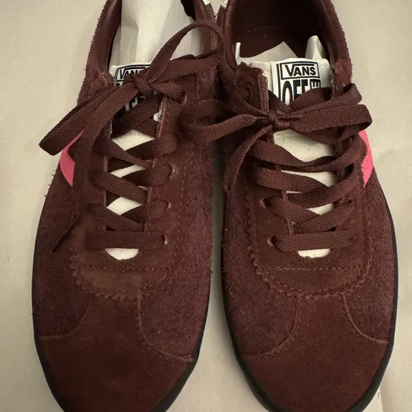Vans burgundy and Pink Casual Sneakers - Image 4