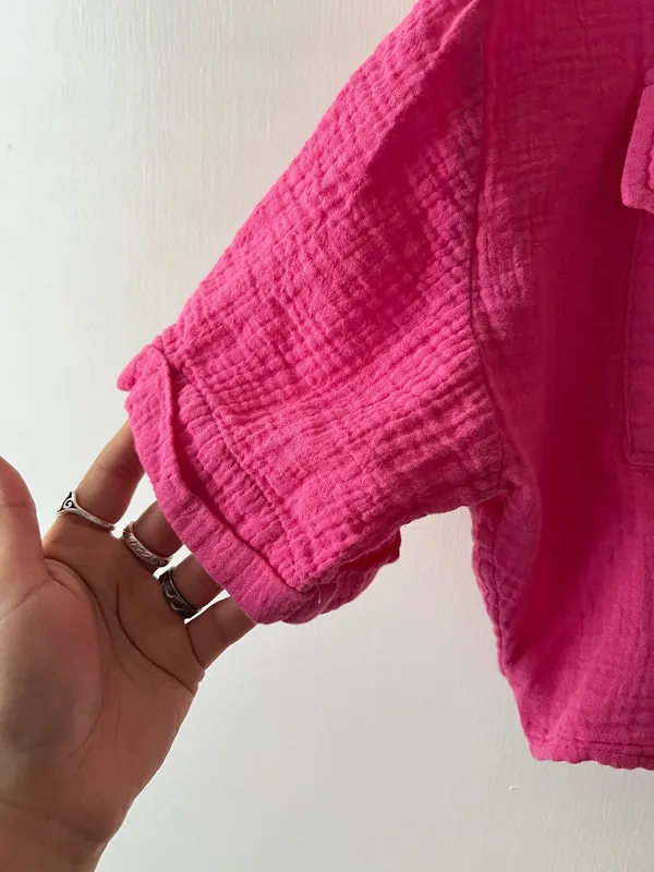 Pink crop top Size M - Image 3