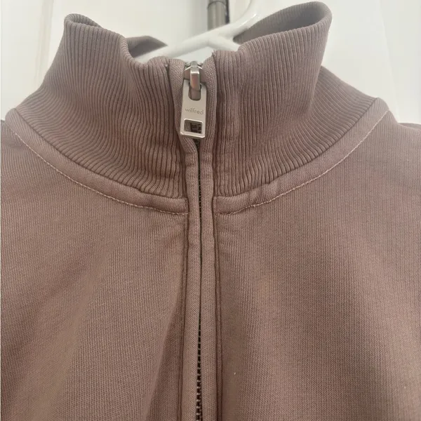 Aritzia Wilfred free airy fleece pullover half zip XXS - Image 2