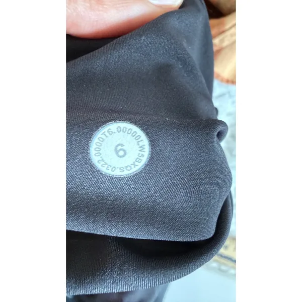 Lululemon Fast and Free High-Rise Tight 25 Nulux Black Running Leggings Size 6 - Image 8