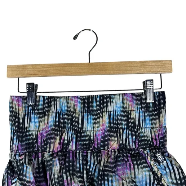 Free People Movement The Way Home Abstract Print Running Shorts Multi Size M - Image 4